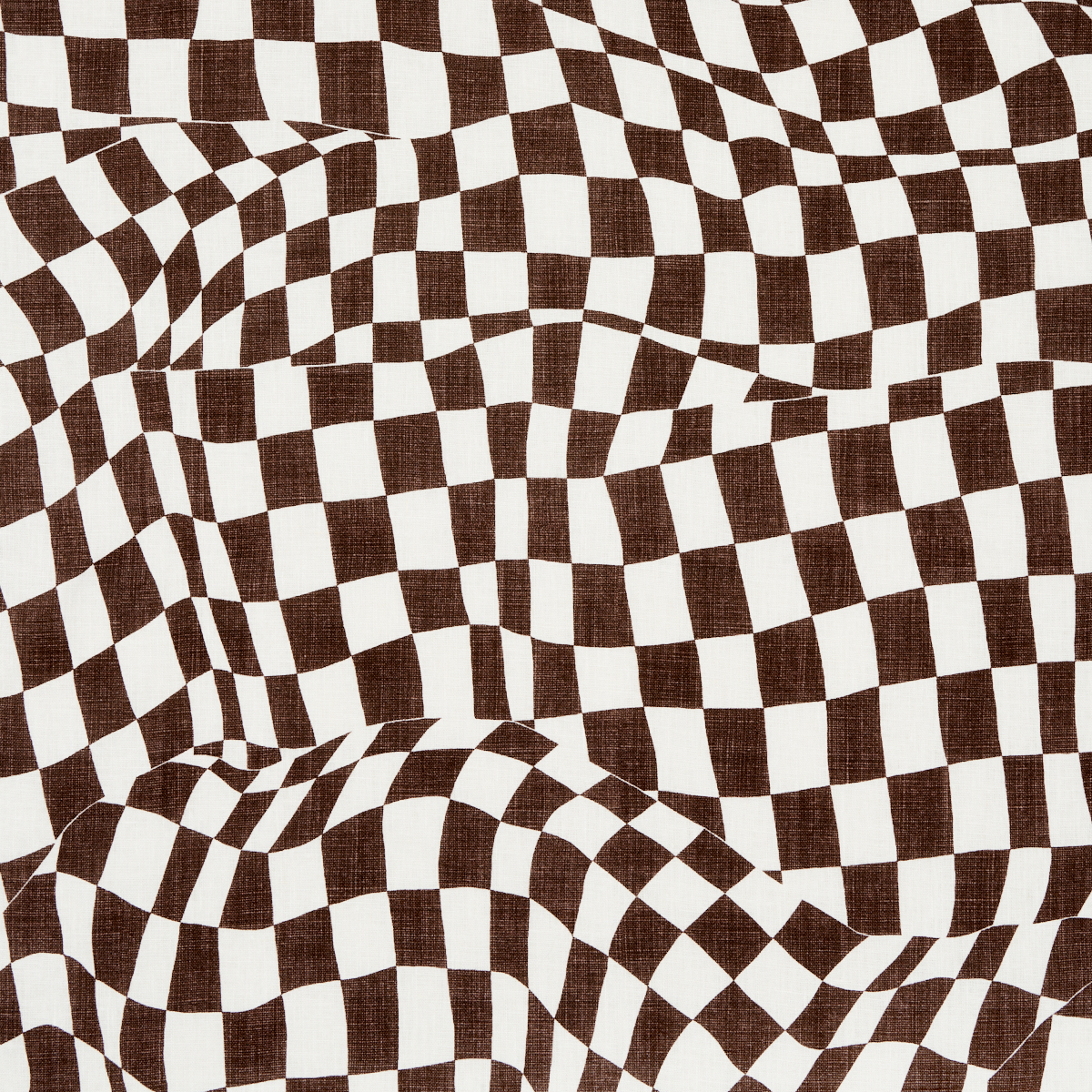 Loose Check - Brown Fabrics | Schumacher