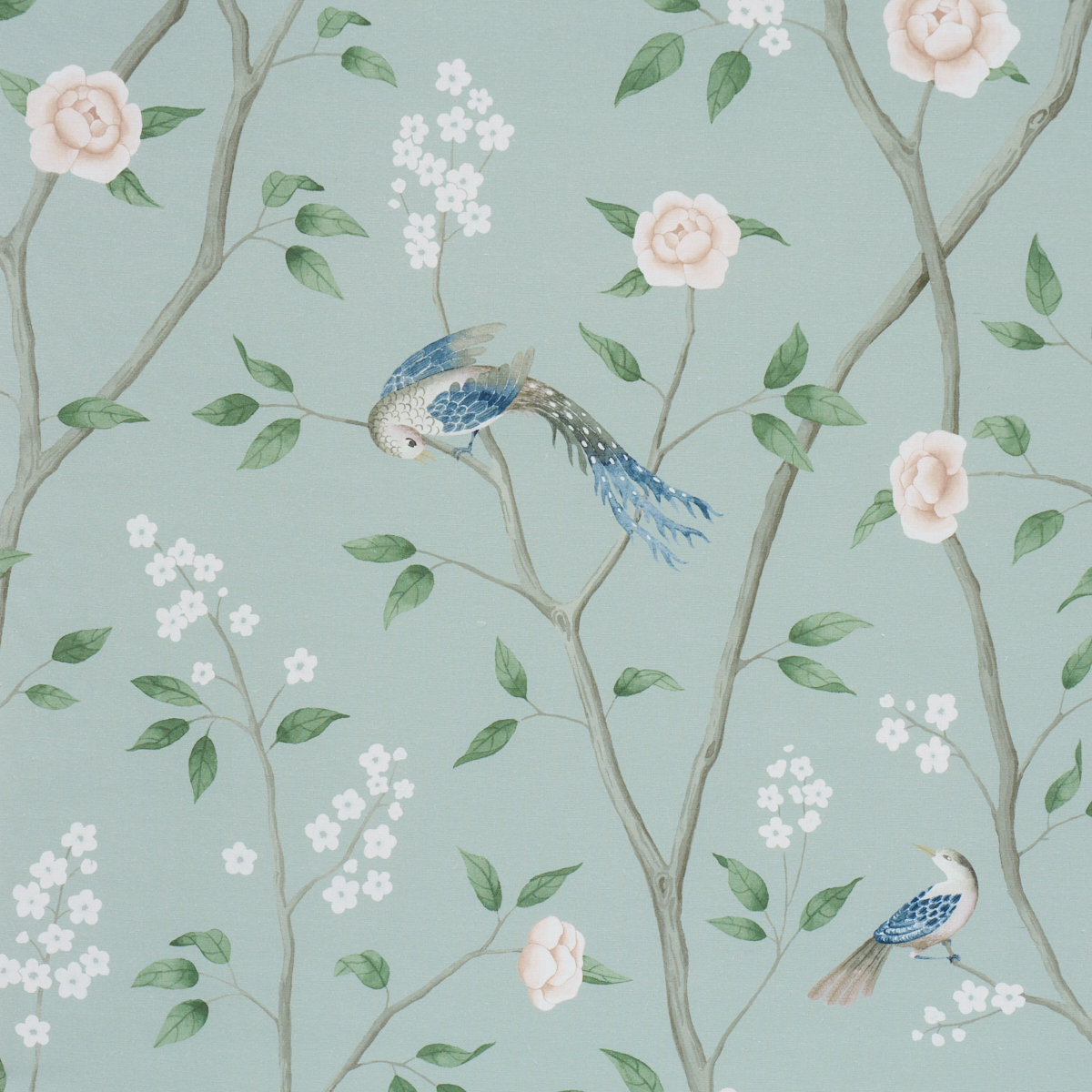 Paradise Birds - Mineral Fabrics | Schumacher