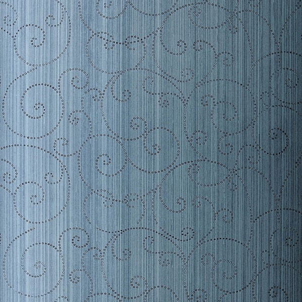 Beaded Scroll - Peacock Wallpapers | Schumacher