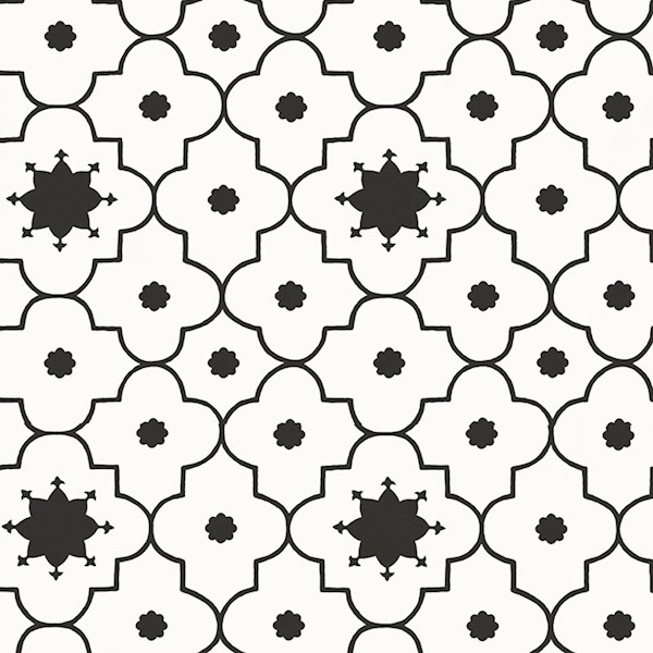 Taj Trellis - Noir Wallpapers | Schumacher