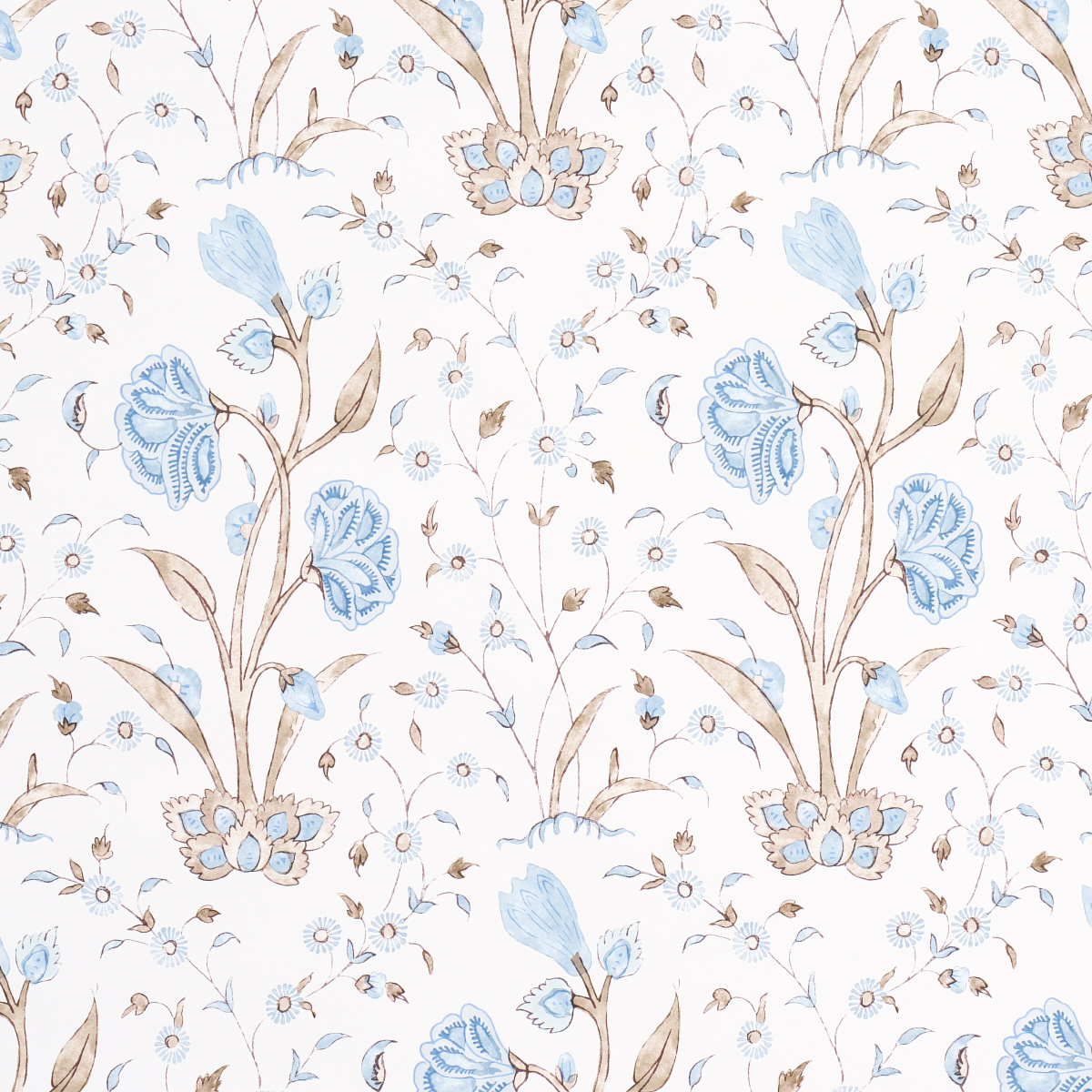 Khilana Floral - Sky Wallpapers | Schumacher