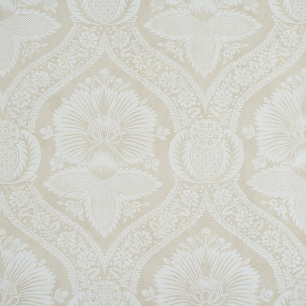Villandry Damask Print - Neutral Wallpapers | Schumacher