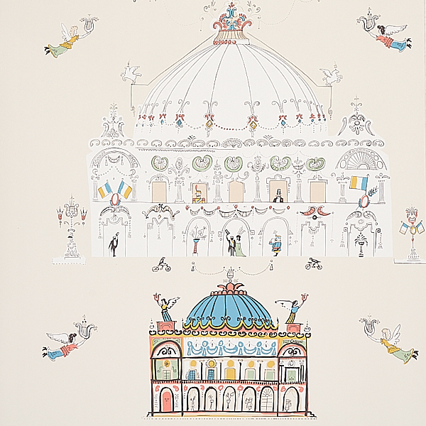 Opera - Ivory Wallpapers | Schumacher
