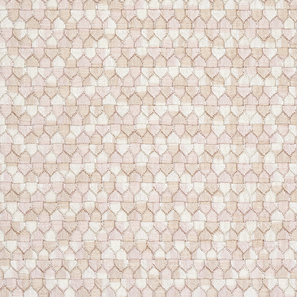Ivins Embroidery - Blush Fabrics | Schumacher