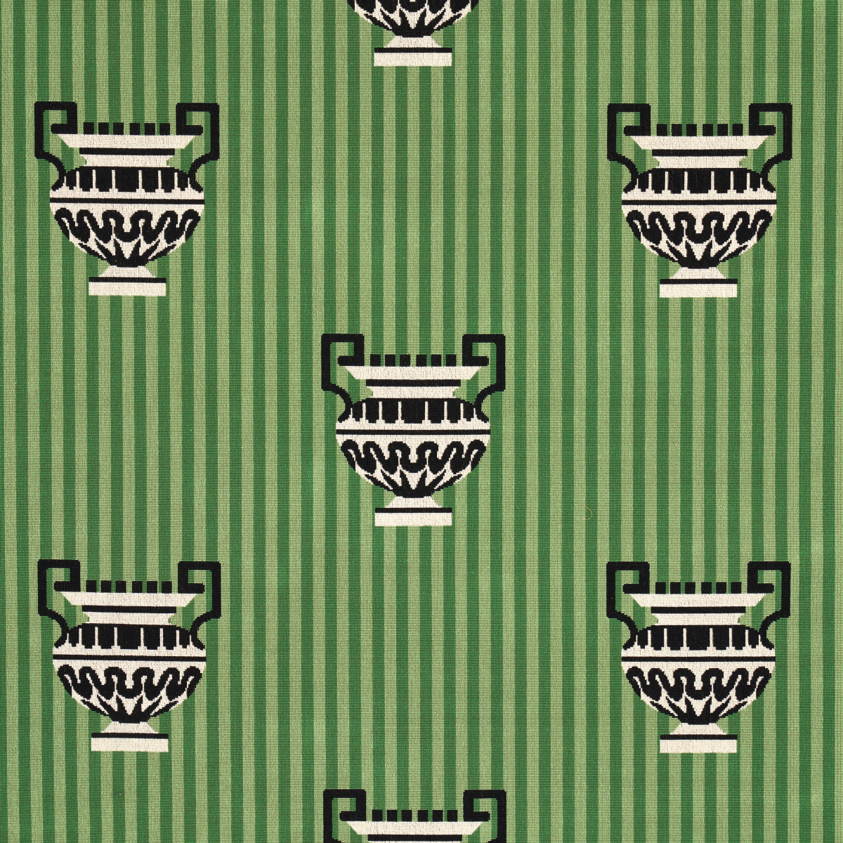 Clermont Épinglé - Green Fabrics | Schumacher